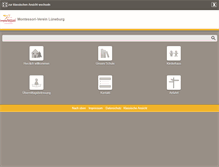 Tablet Screenshot of montessori-lueneburg.de